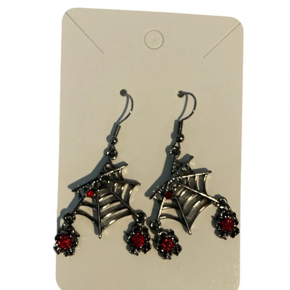 NWT 3 for $20 Fashion Spiderweb Dangle Drop Earrings “you pick 3” - Picture 4 of 4